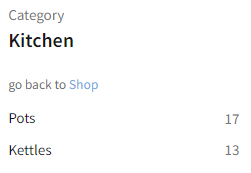 Category Filter
